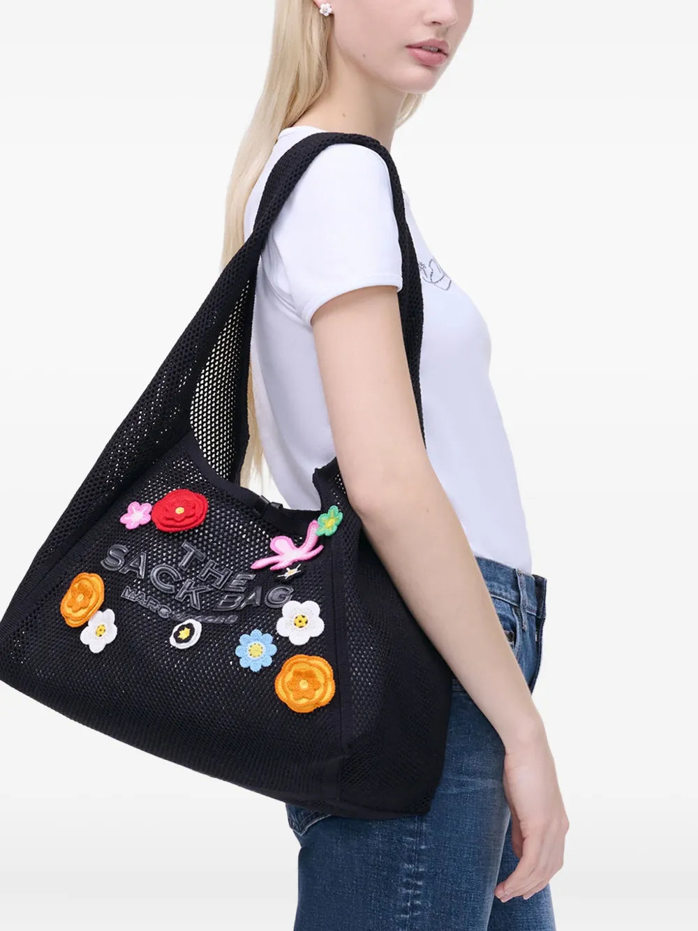 The Daisy Crochet Sack bag
