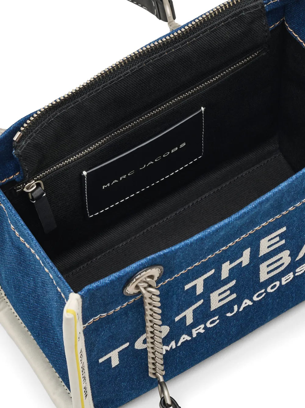 The Denim Chain Small Tote bag