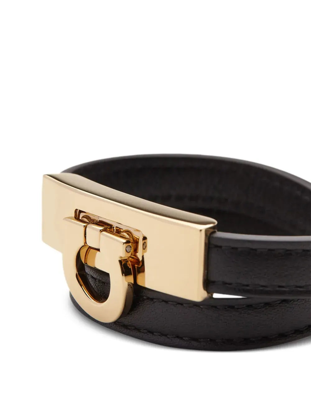 Gancini double twist bracelet