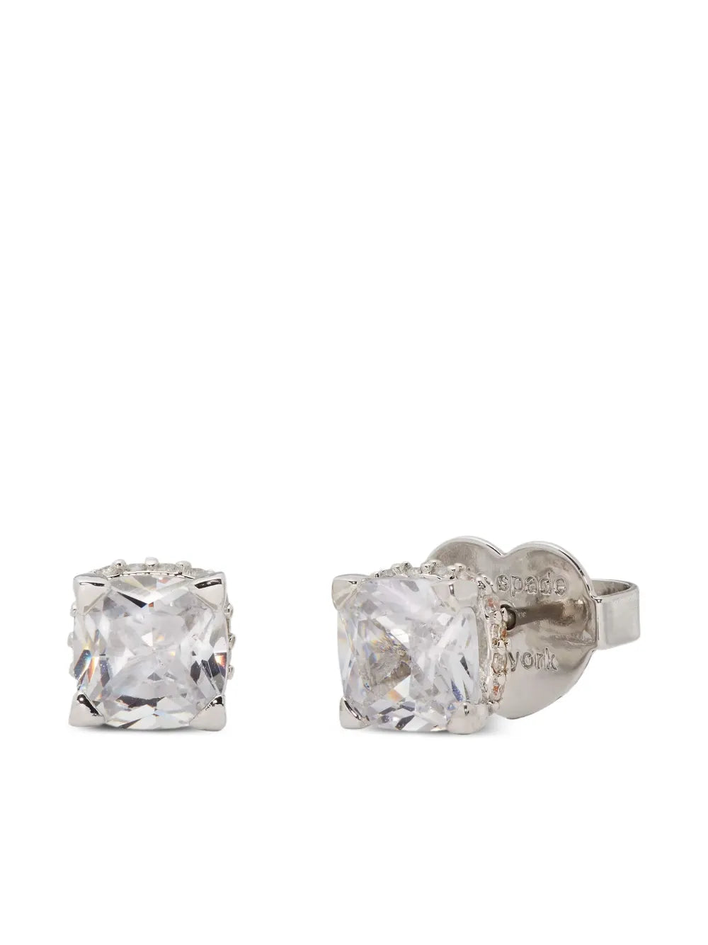 square-cut stud earrings