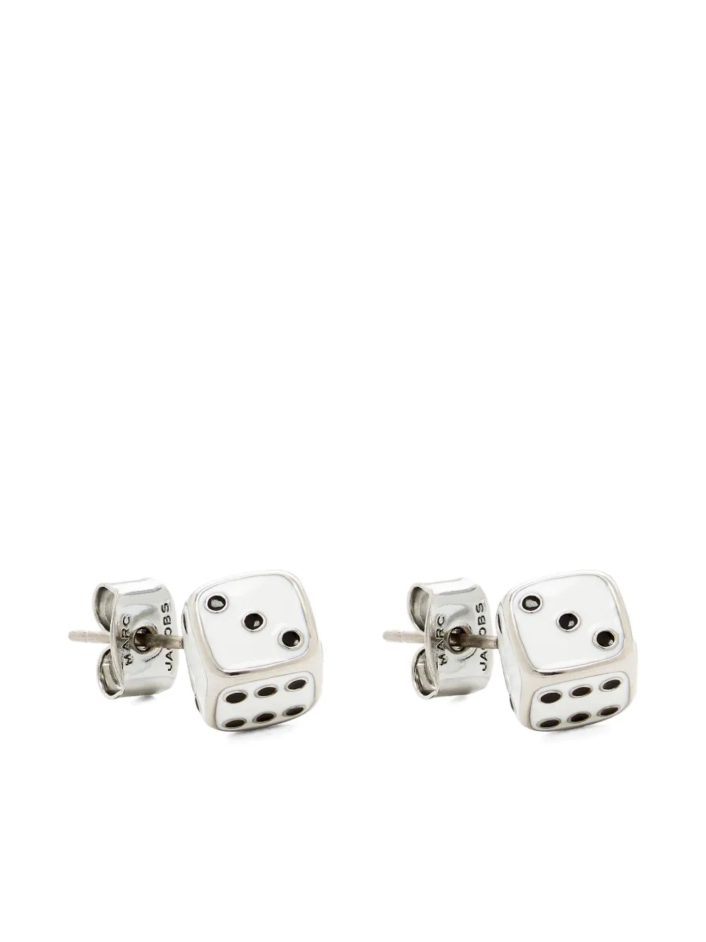 X Derrick Adams Dice earrings