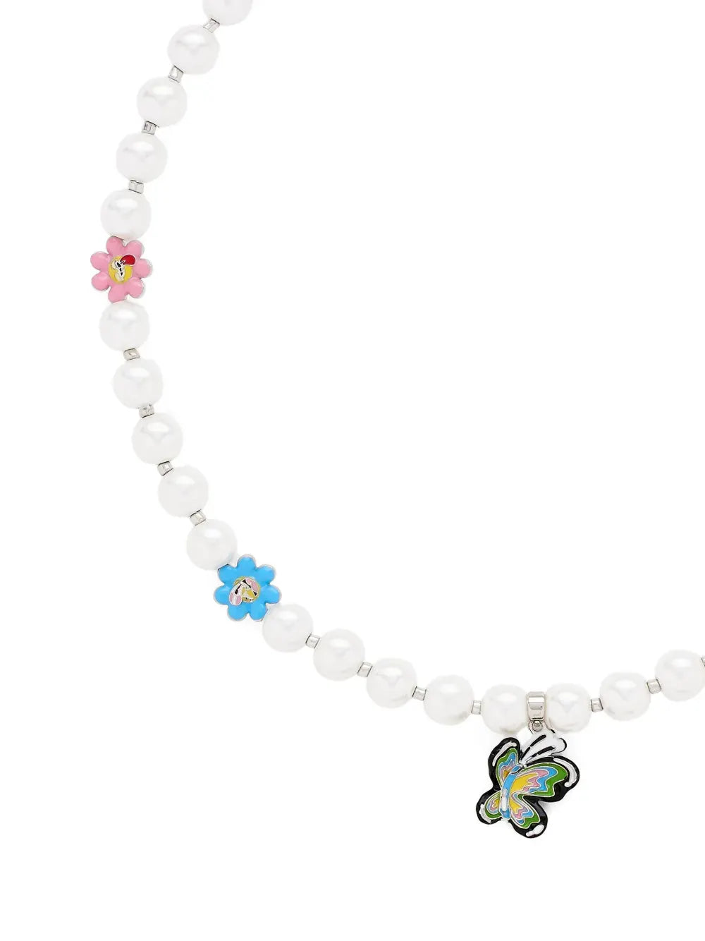 x Hattie Stewart The Garden Pearl Station necklace