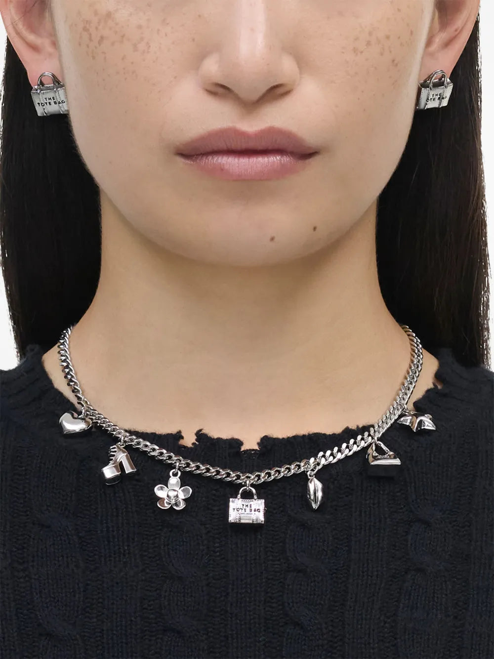 mini-icon charm necklace