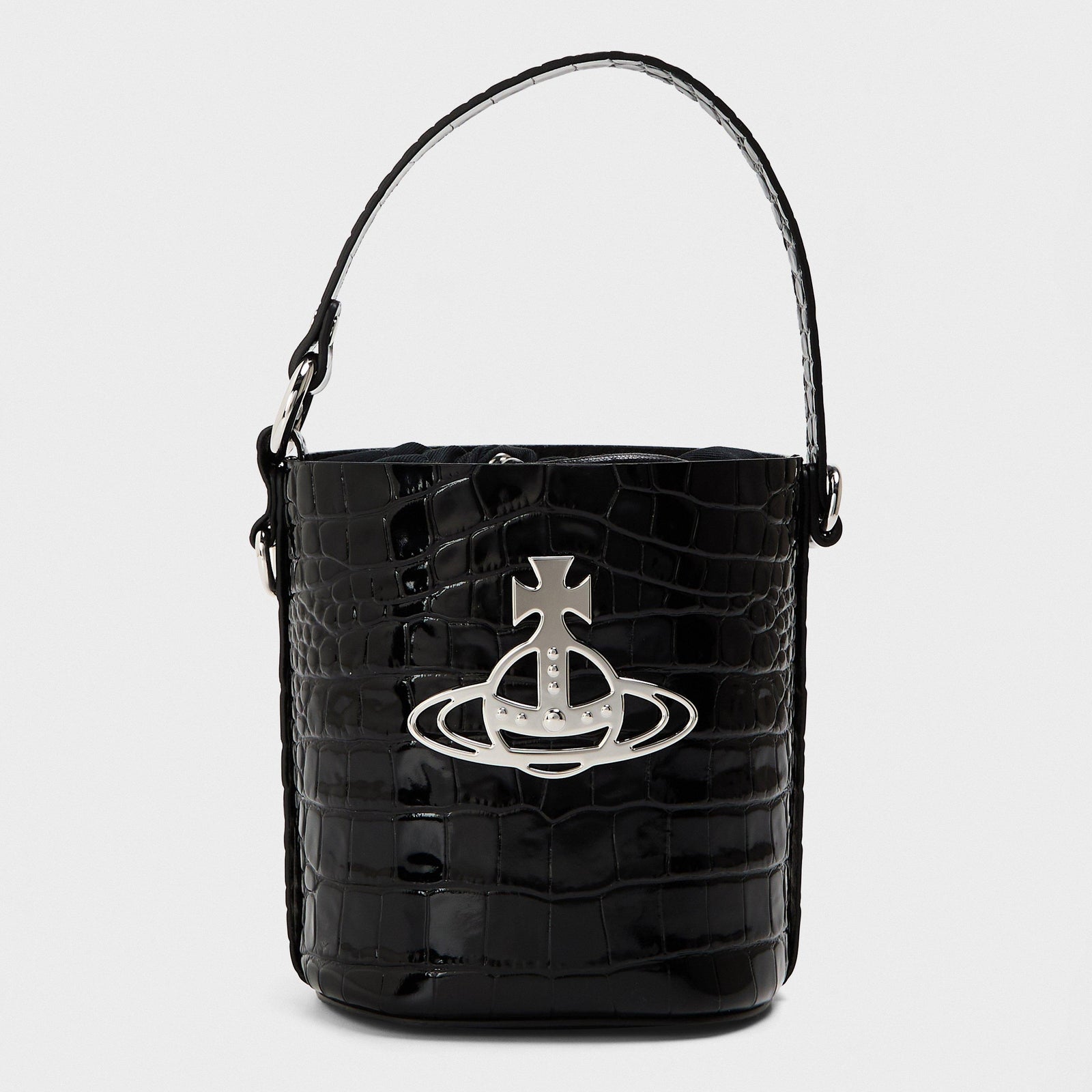 Viv Daisy Croc Bucket Bag