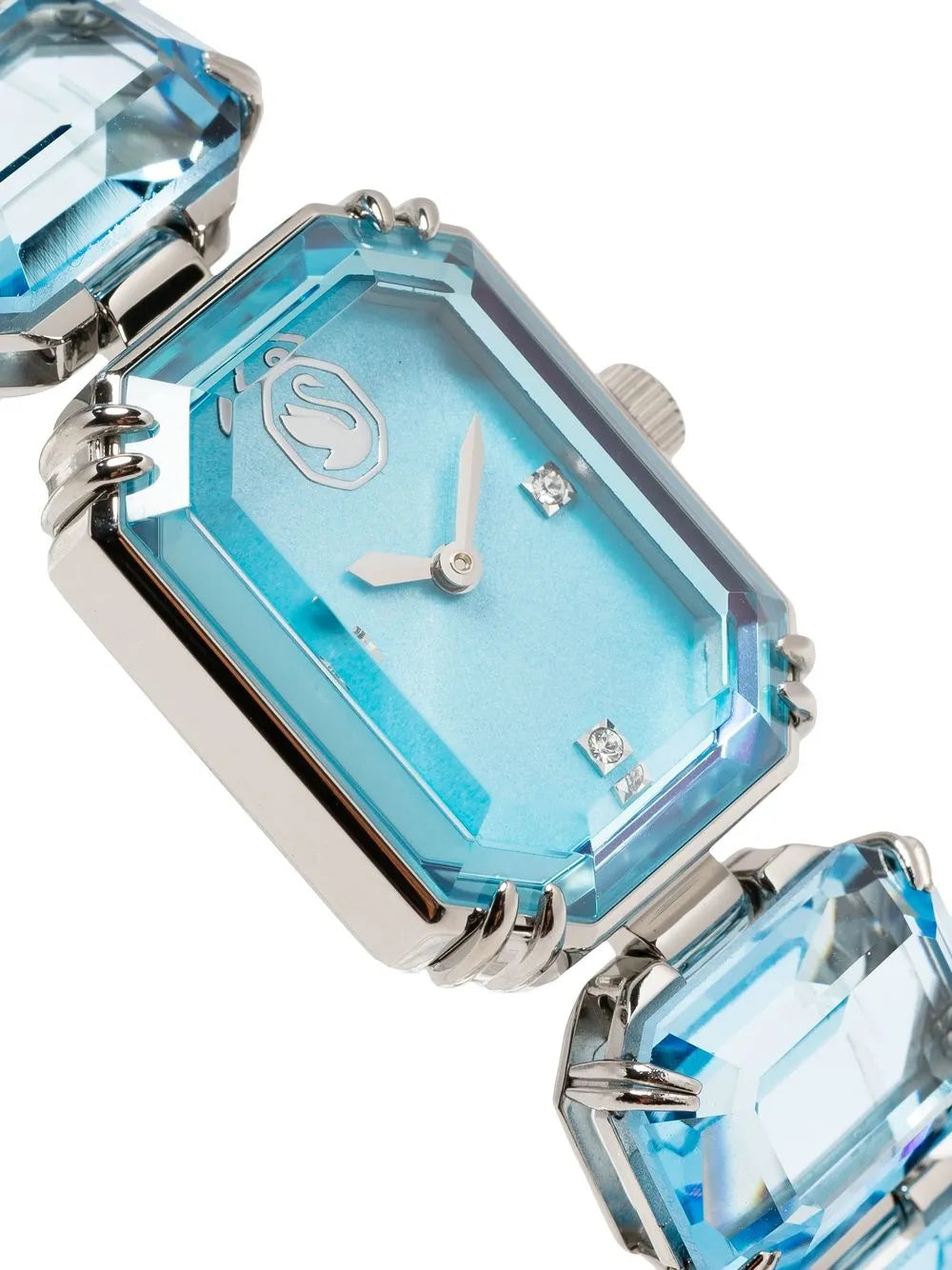 Octagon cut quartz watch