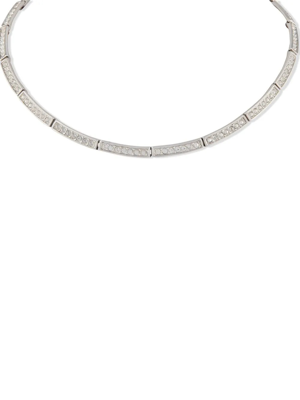 1990s Swarovski crystal-embellished necklace