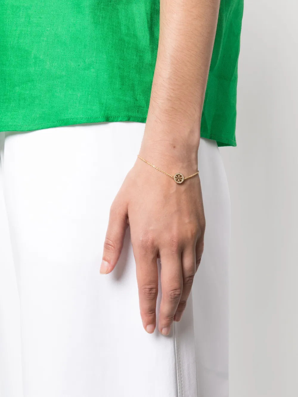 Miller cut-out logo bracelet