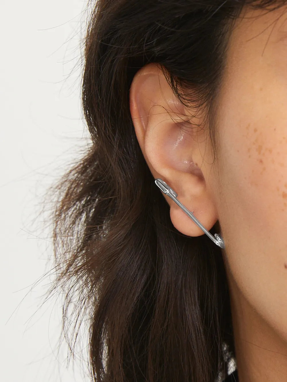 safety pin earrings