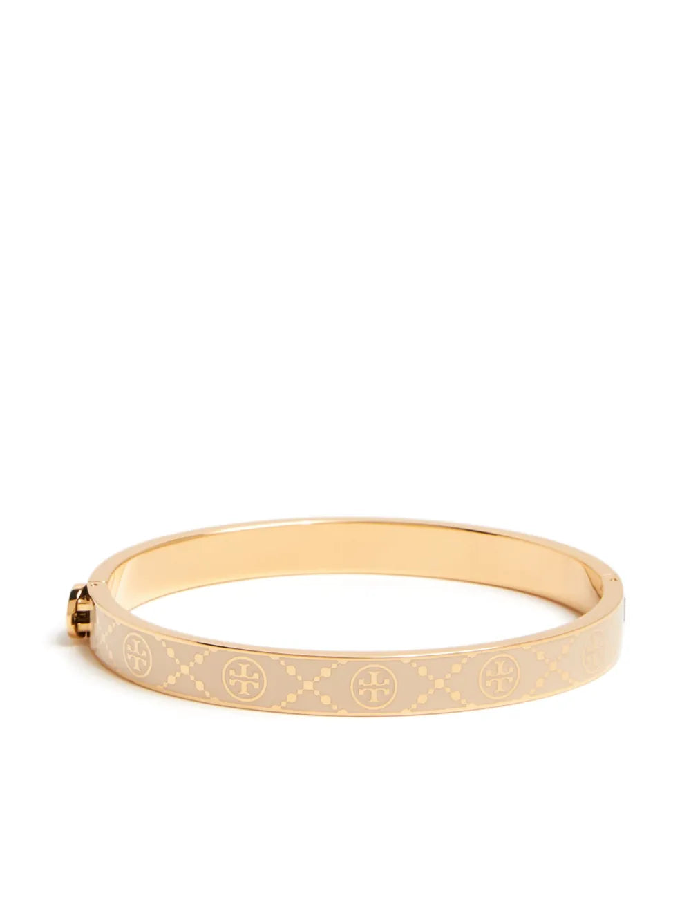 T Monogram hinge bracelet