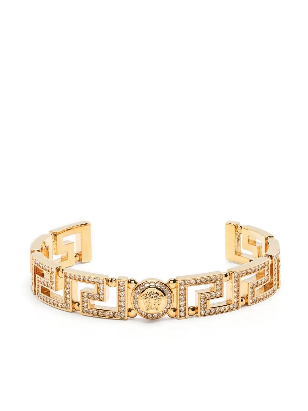 Medusa Greca cuff bracelet