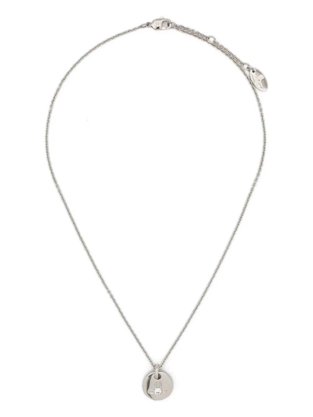 Lewis orb embellished-disc necklace