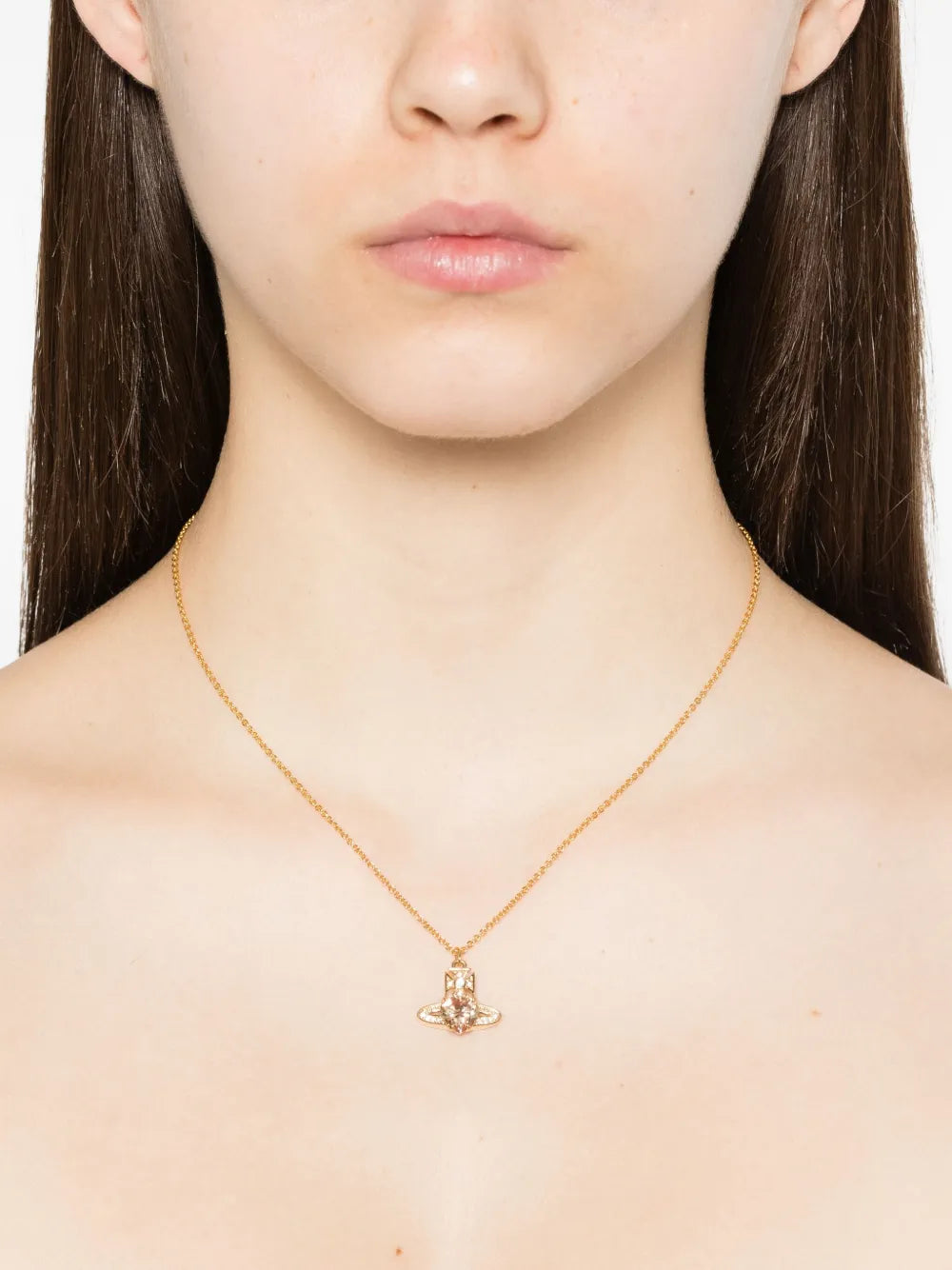 Ariella Orb crystal-embellished necklace