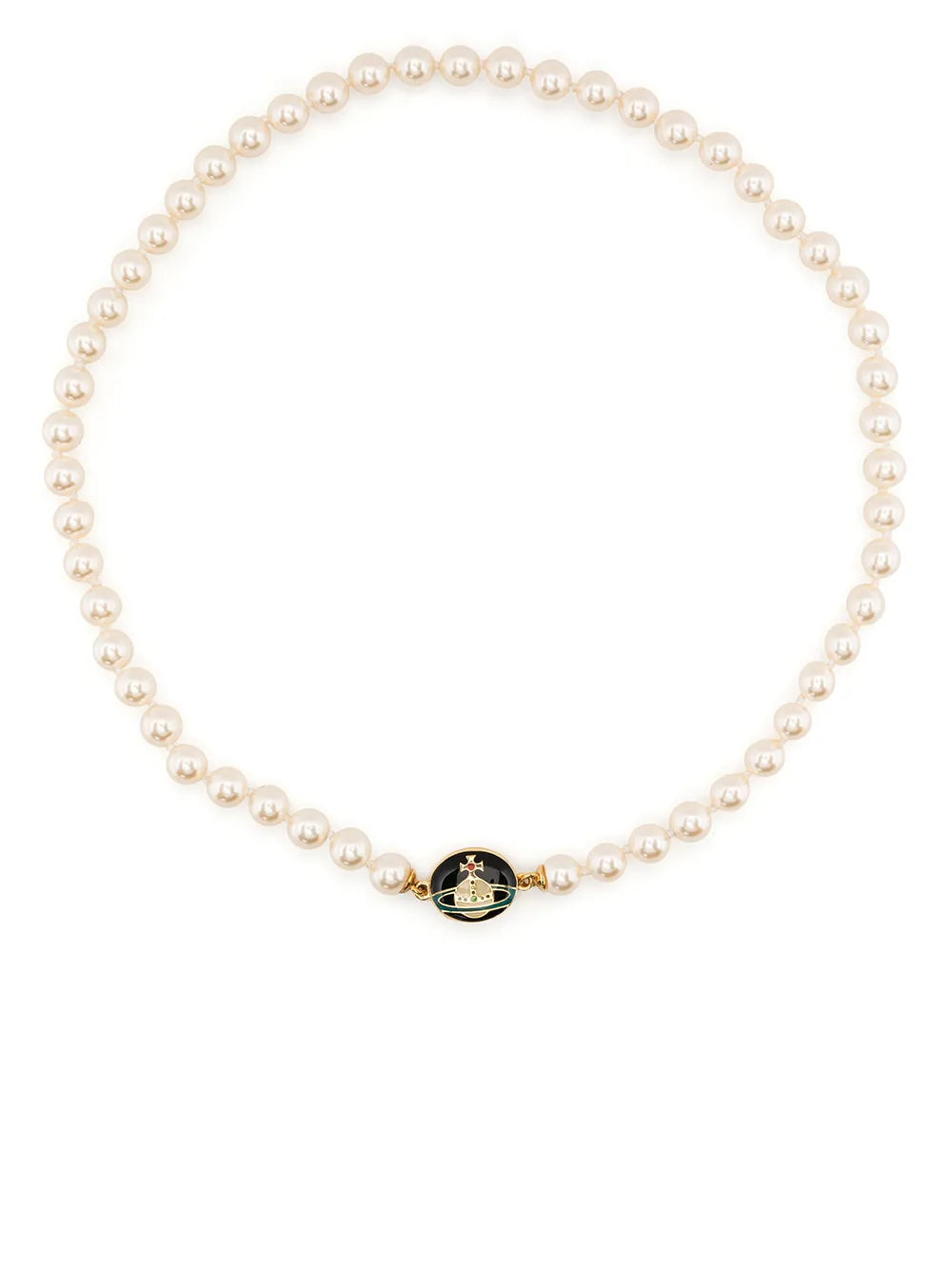 Loelia faux-pearl necklace