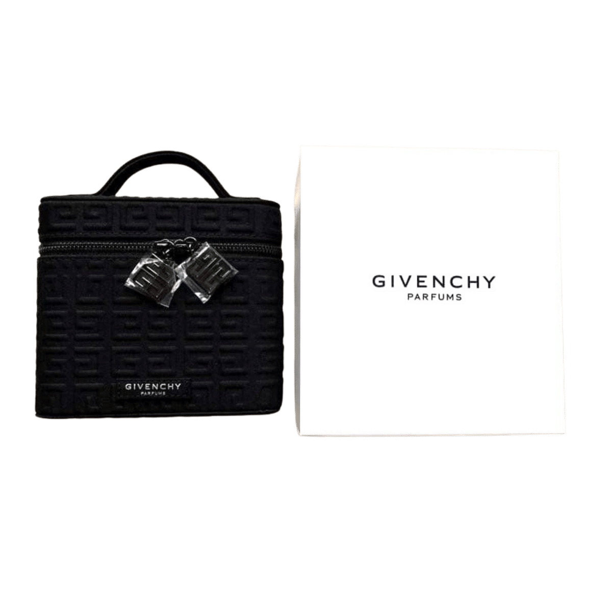 GIVENCHY Novelty Vanity Bag Black Mini 13cm x 14cm x 6cm