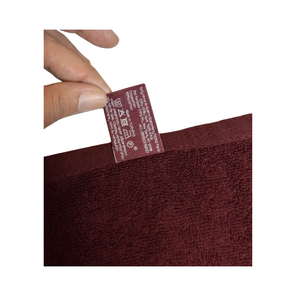 Gucci Beauty Maroon Hand Towel Gift With Purchase Novelty