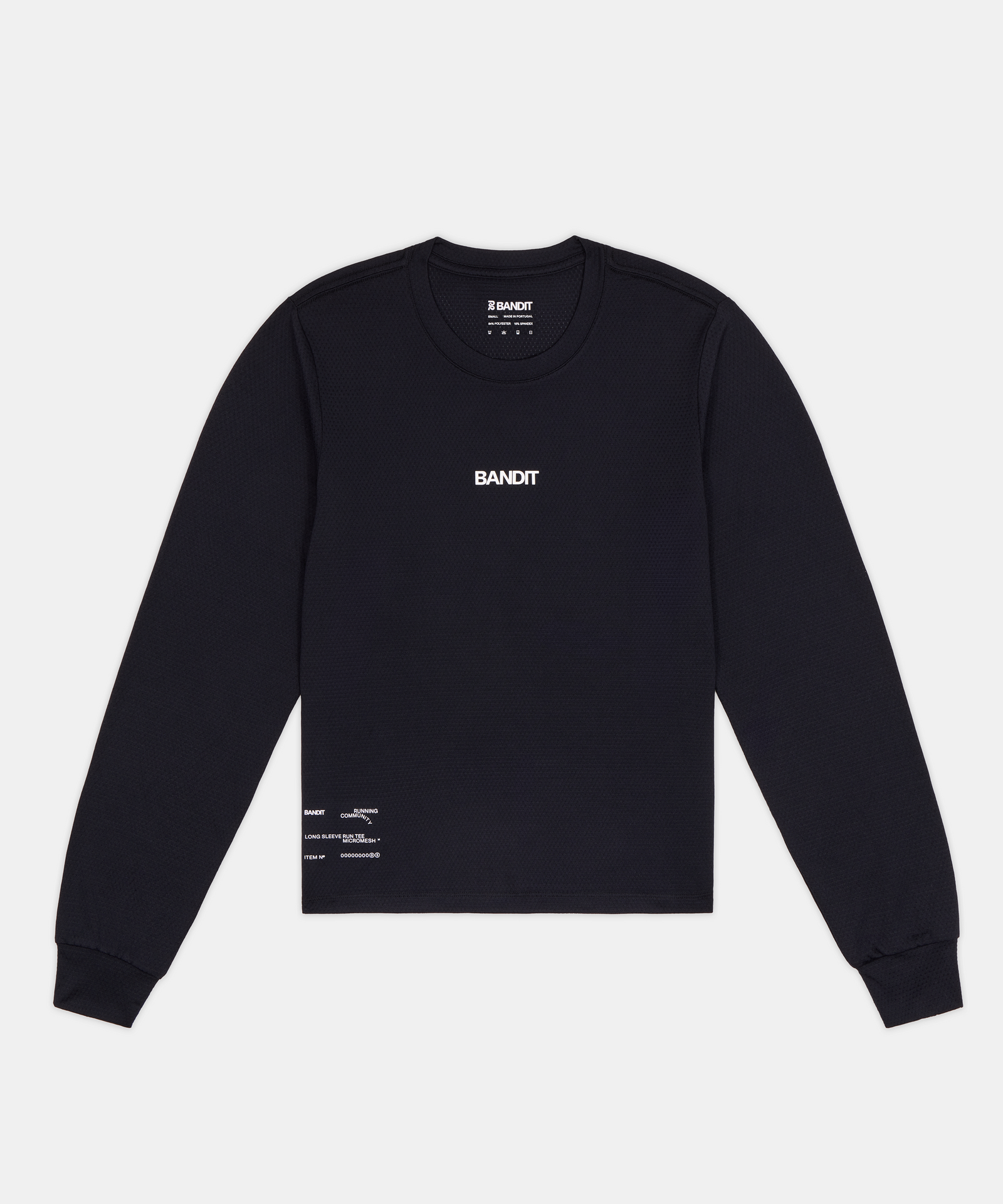 Bandit Womens Micromesh Long Sleeve Black