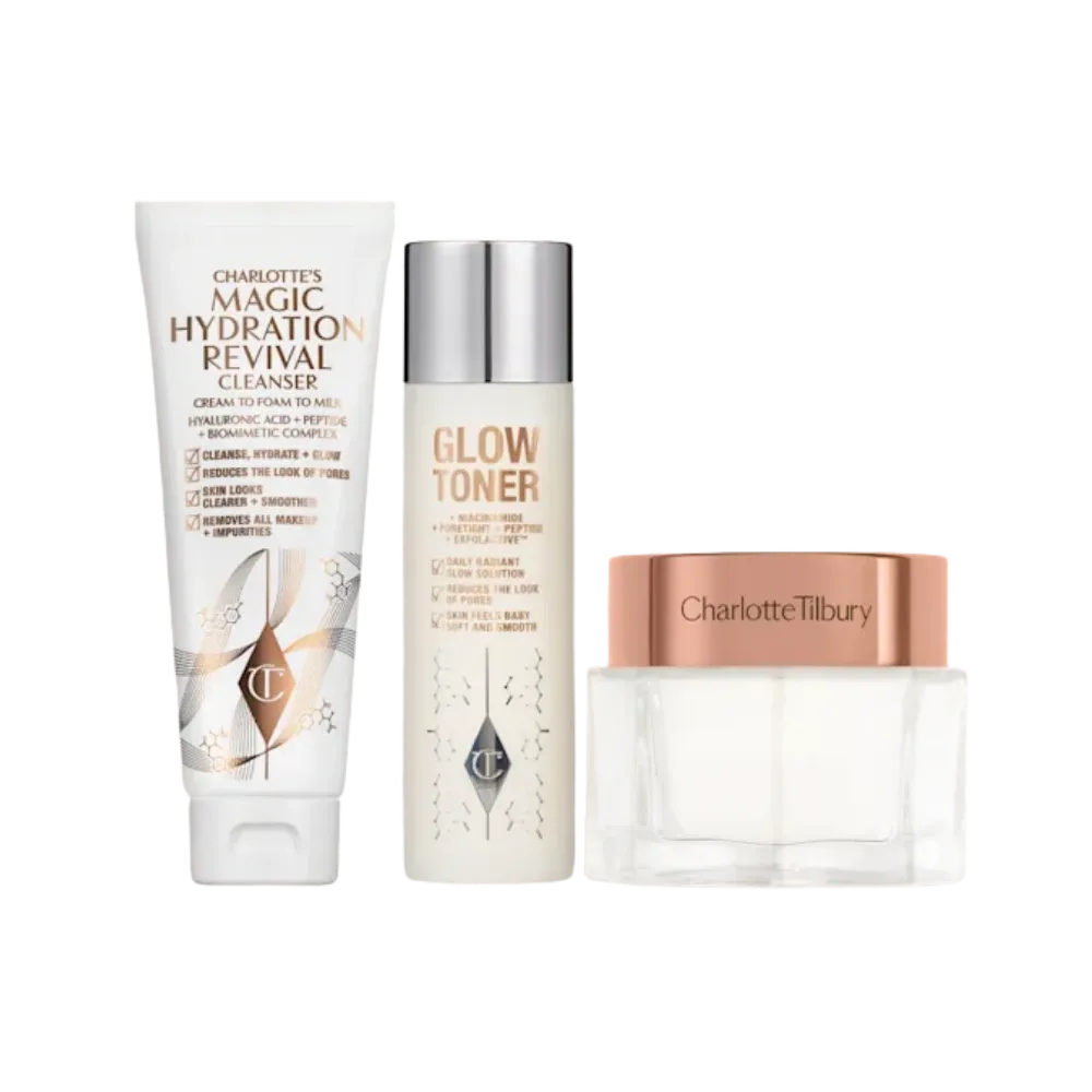 Charlotte Tilbury Magic Cleanse, Tone & Glow Set