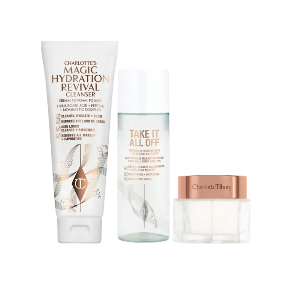 Charlotte Tilbury Cleanse, Take It All Off & Glow Set