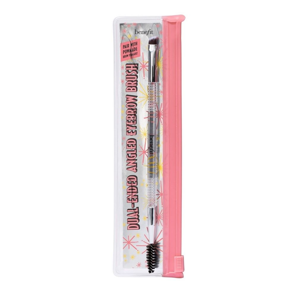 Dual-Ended Angled Eyebrow Brush
