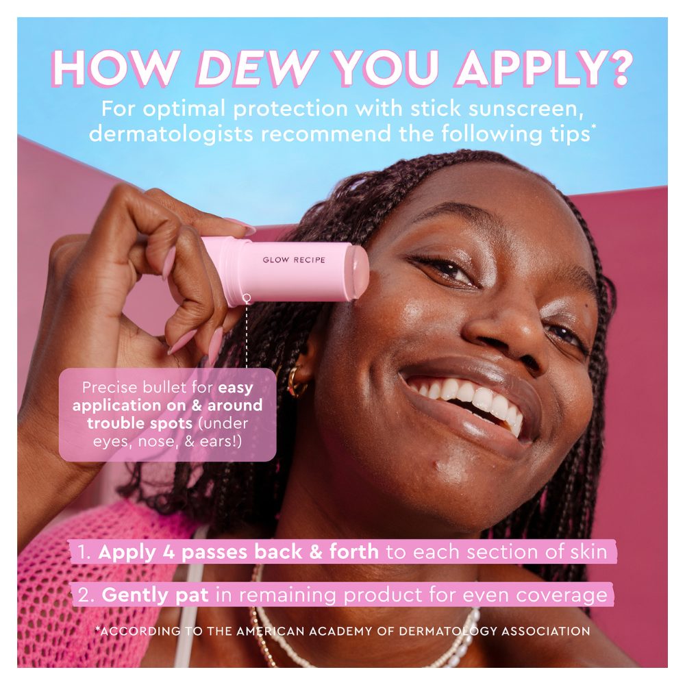 Watermelon Glow Niacinamide Dew Balm Sunscreen Stick- SPF 30