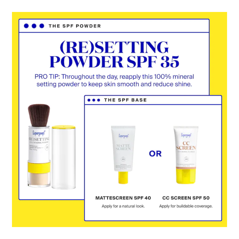 (Re)setting 100% Mineral Powder Broad Spectrum Sunscreen SPF 35 PA+++
