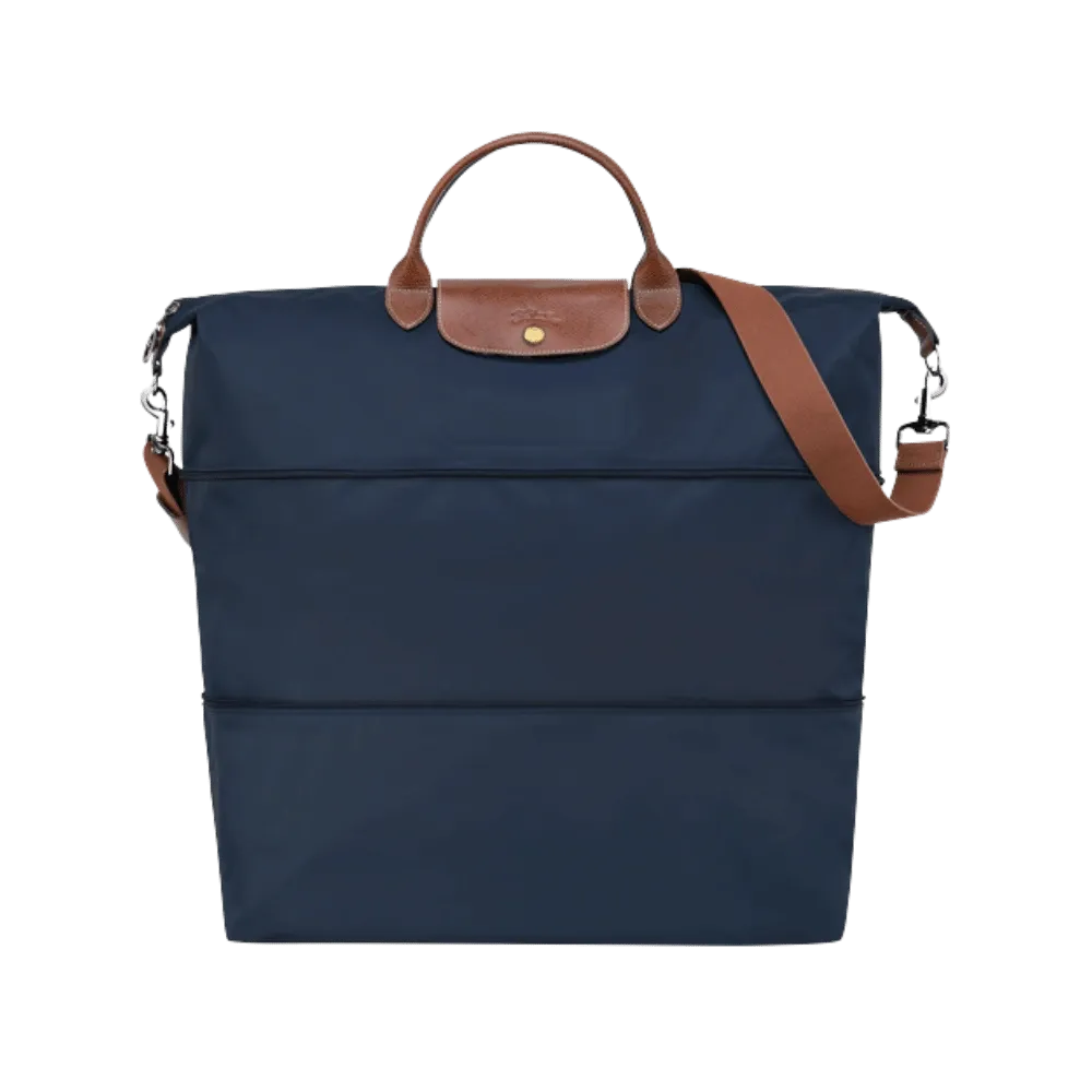 Longchamp Le Pliage Original Travel bag expandable Navy - Recycled canvas