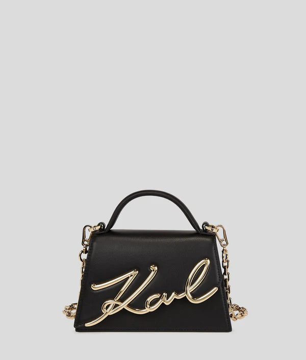 Karl Lagerfeld Ksignature Small Crossbody Bag Black/Gold