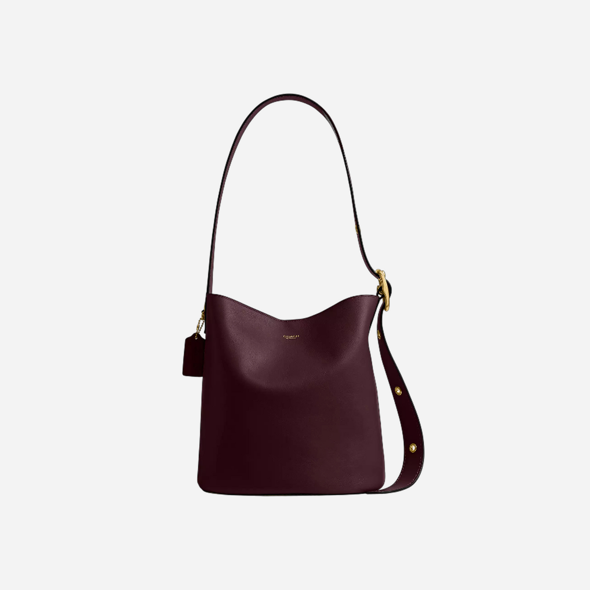 Coach Bleecker Bucket Bag Merlot