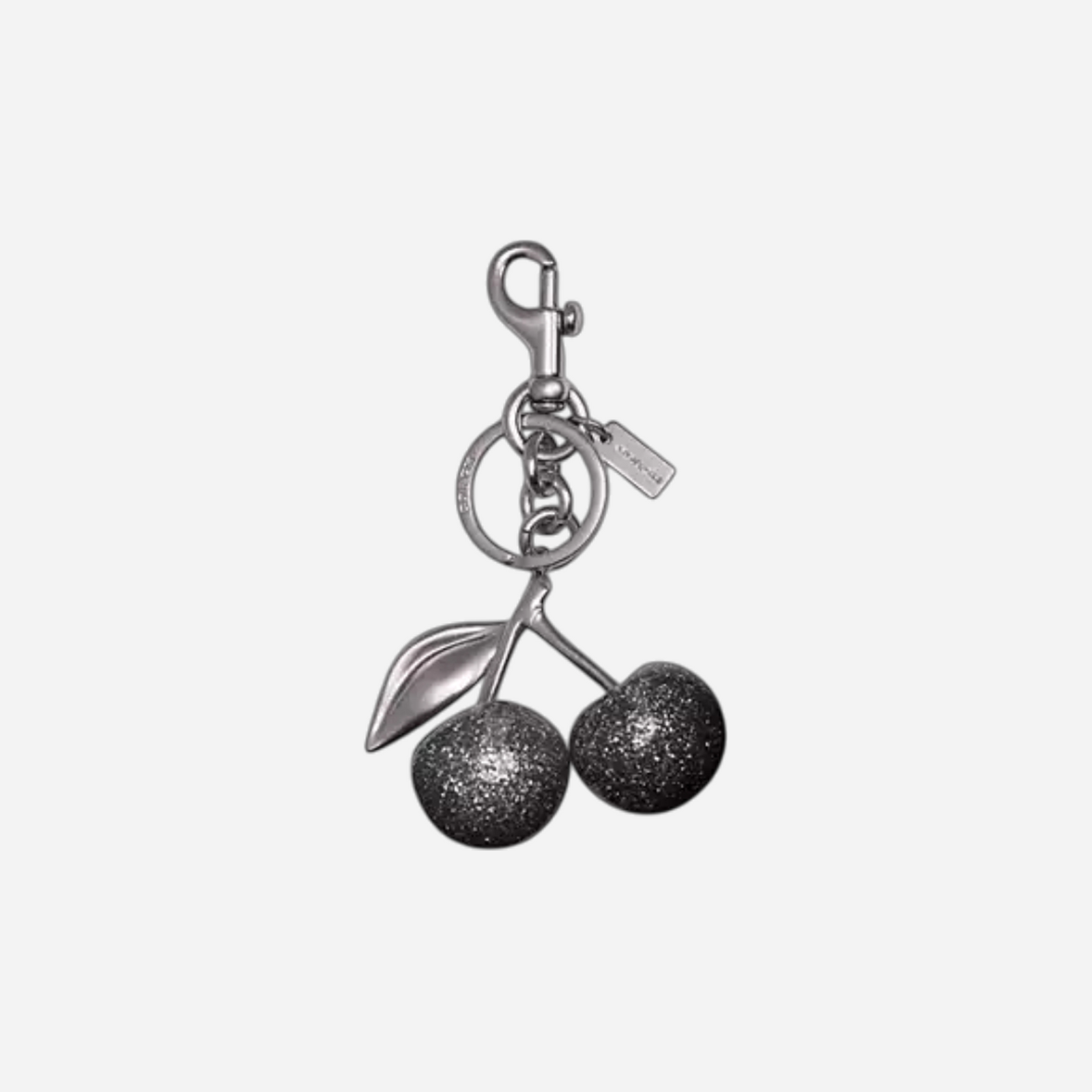 Coach Cherry Bag Charm Silver
