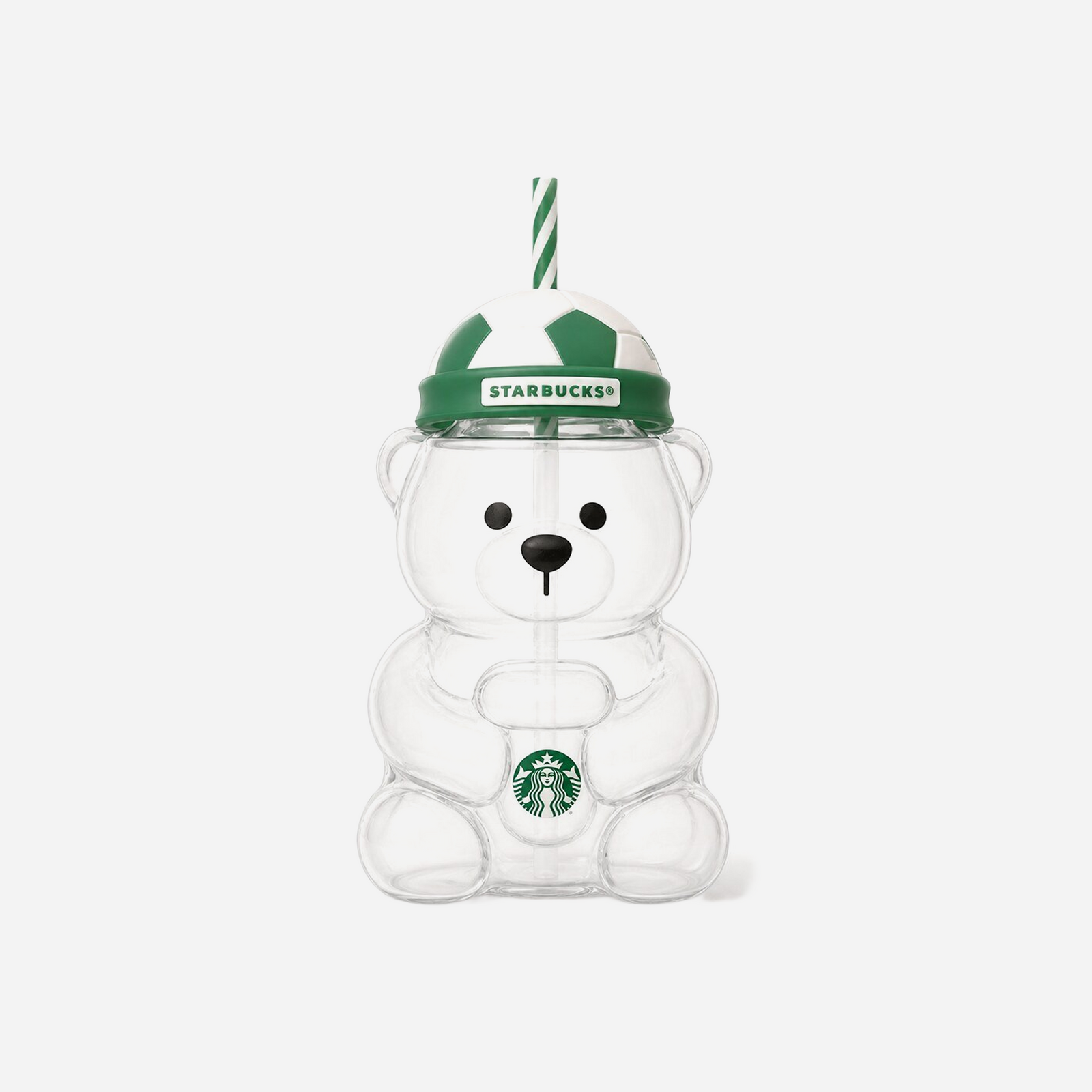 Starbucks x FIFA World Cup 2026 Bearista Bear Football Cap Glass Cup