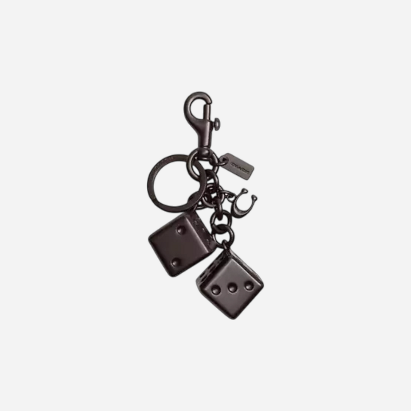 Coach Dice Bag Charm Black