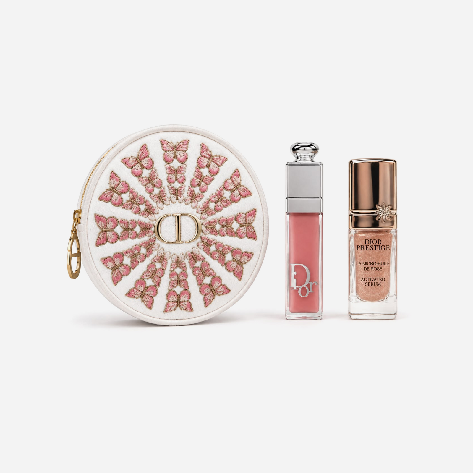 Dior Butterfly Pouch Set