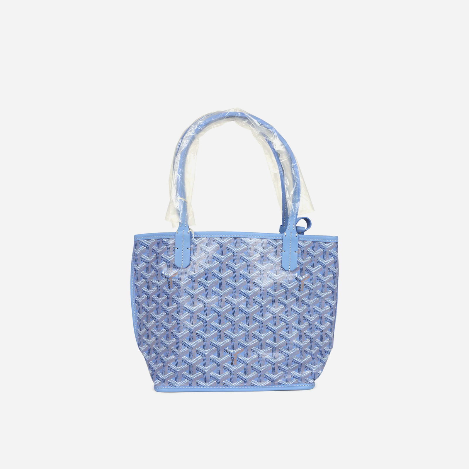 Goyard Goyardine Canvas Iris Anjou Mini Bag Palladium Hardware