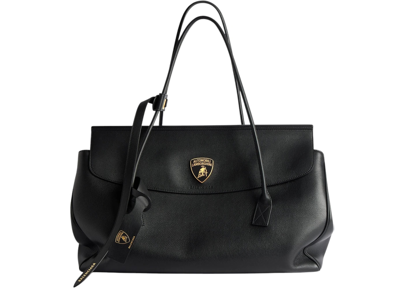 Balenciaga Automobil Lamborghini Carrie Carry All Bag Black