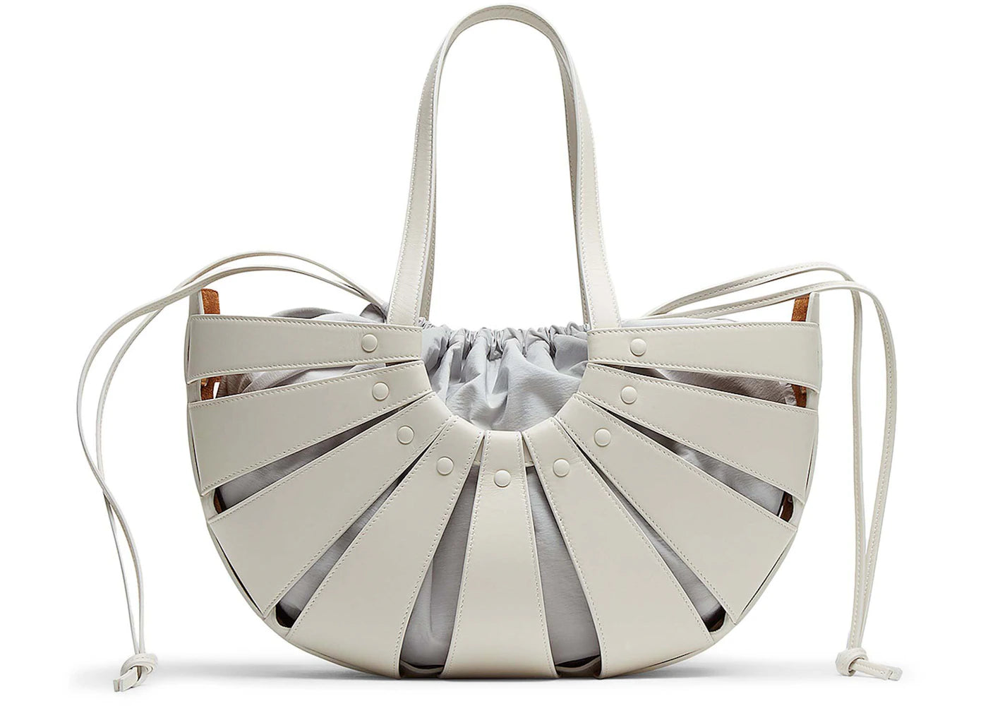Bottega Veneta The Shell Medium Handbag Grey