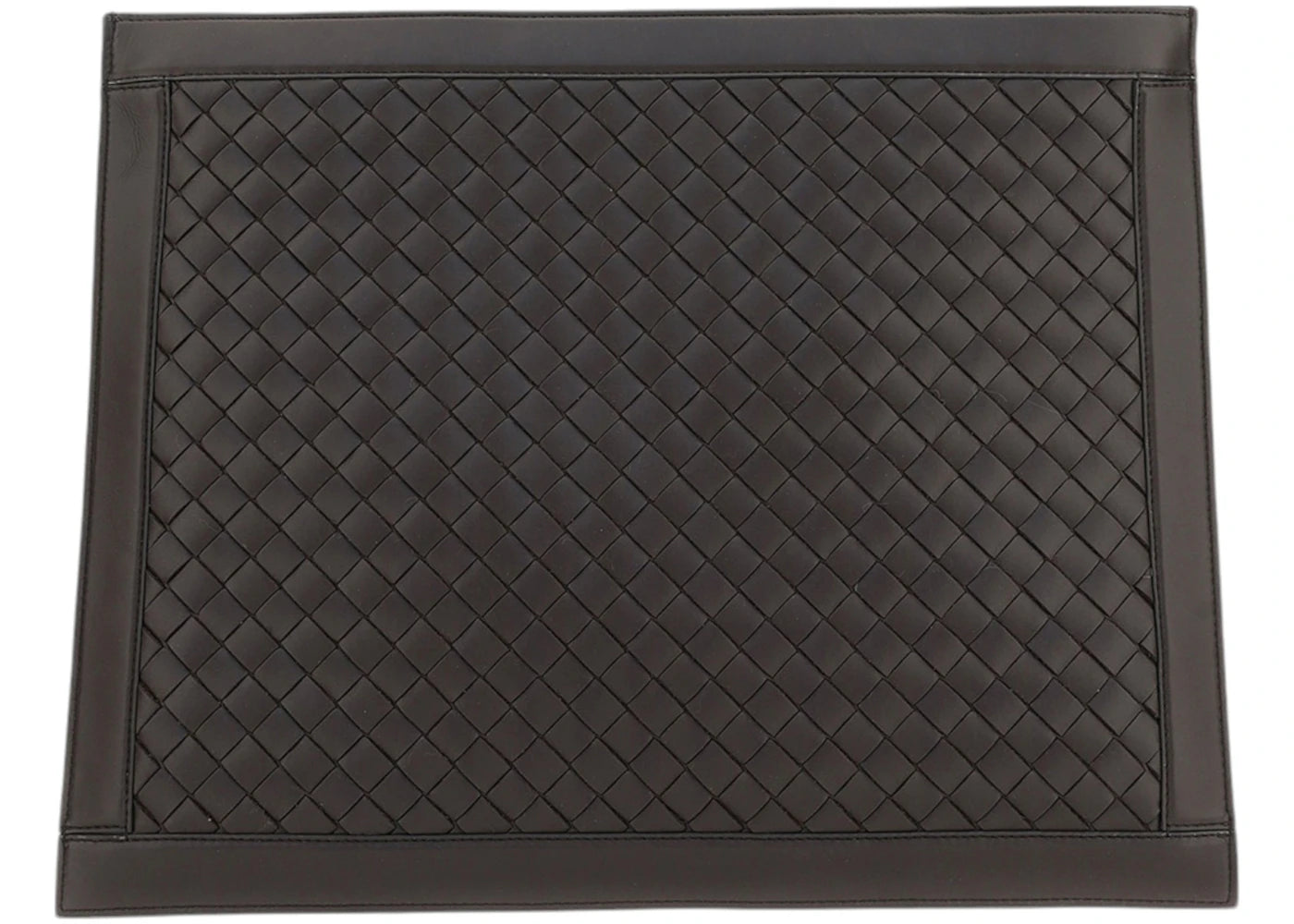 Bottega Veneta Woven Document Case Brown