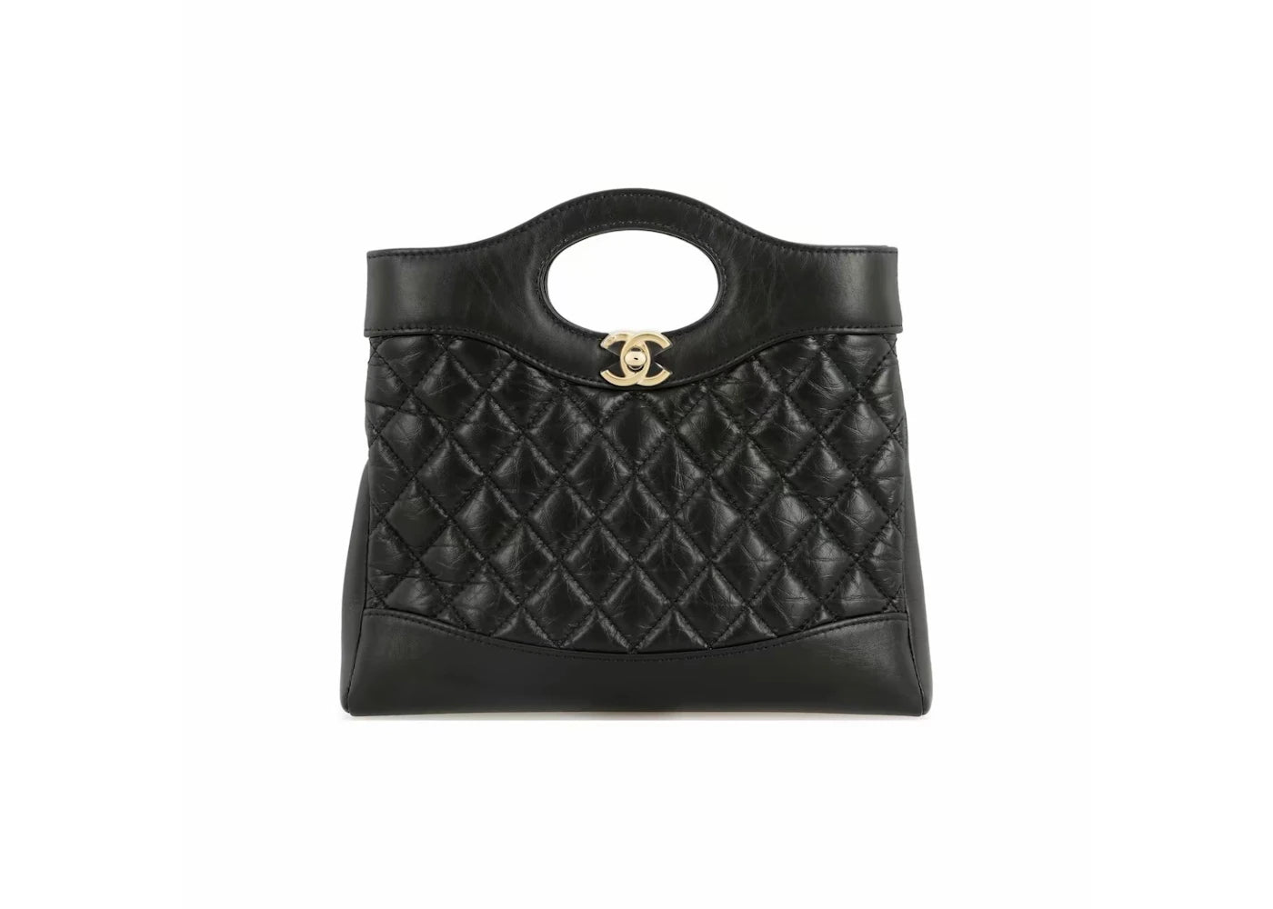 Chanel 24S Mini 31 Bag Black/Glod