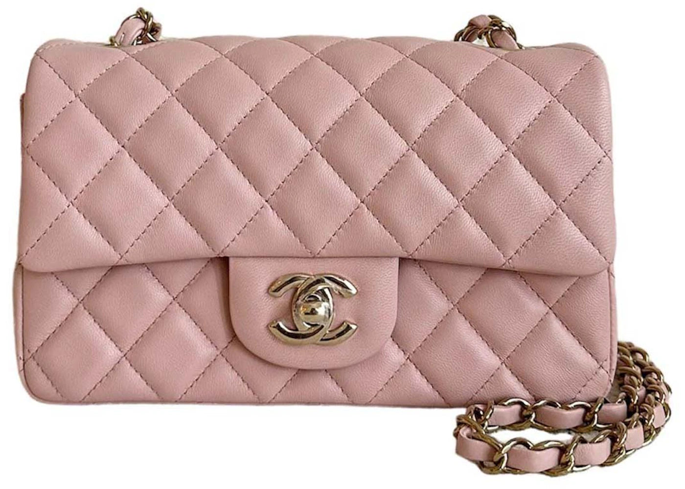 Chanel Mini Classic Flap Bag Pink (A69900)