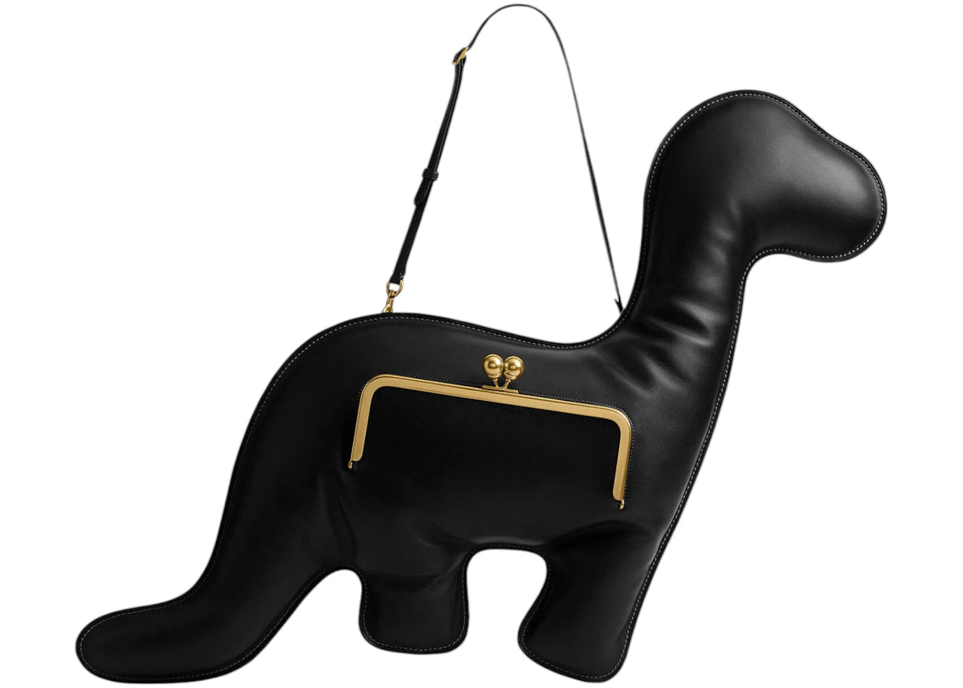 Coach Dino Kisslock Frame Bag Brass/Black