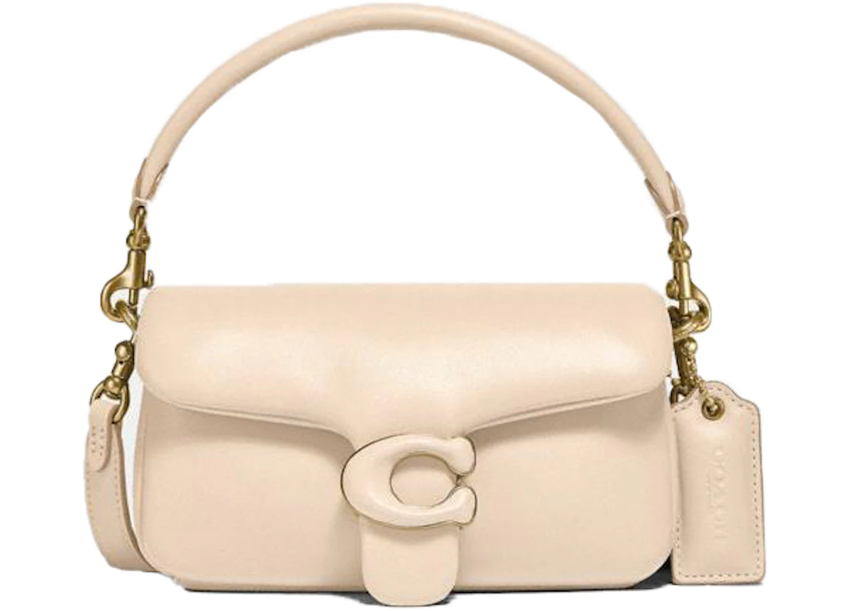 Coach Pillow Tabby Shoulder Bag 18 Ivory