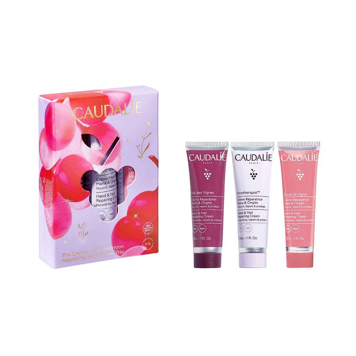 Caudalie Nourishing Hand Cream Trio (3 pcs) - Caudalie