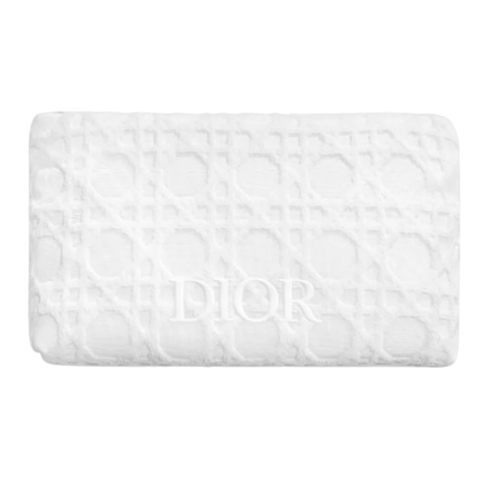 Dior Beauty White Cannage Cosmetic Pouch