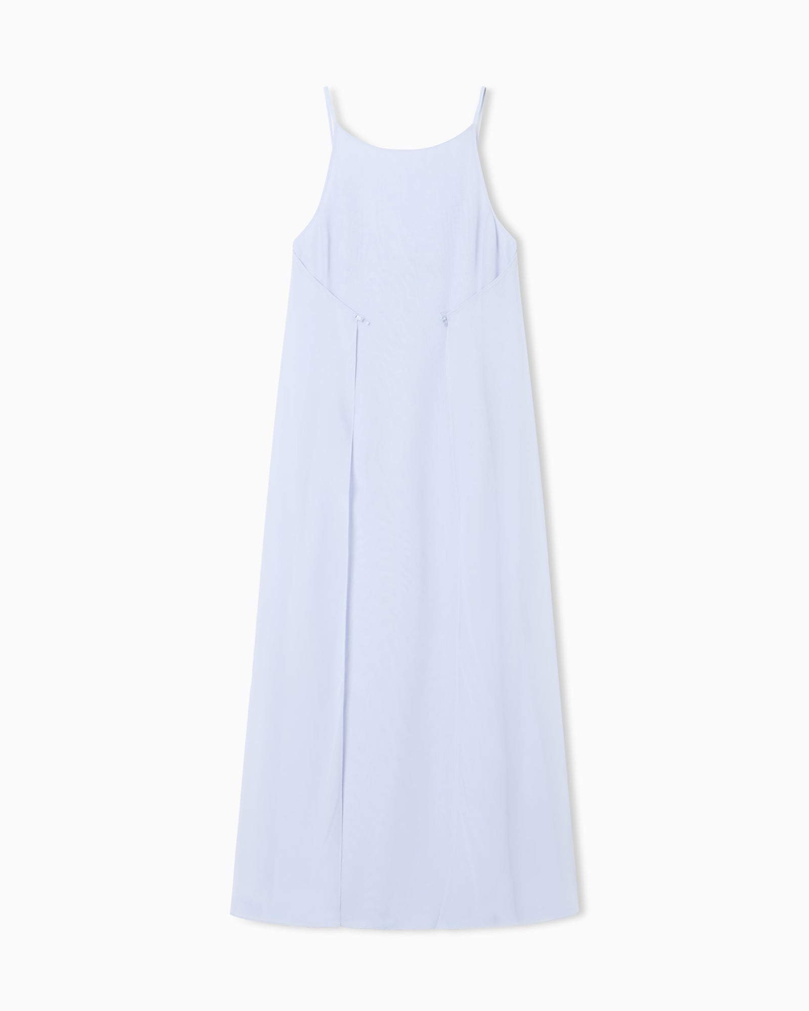 Emporio Armani Long, technical georgette dress