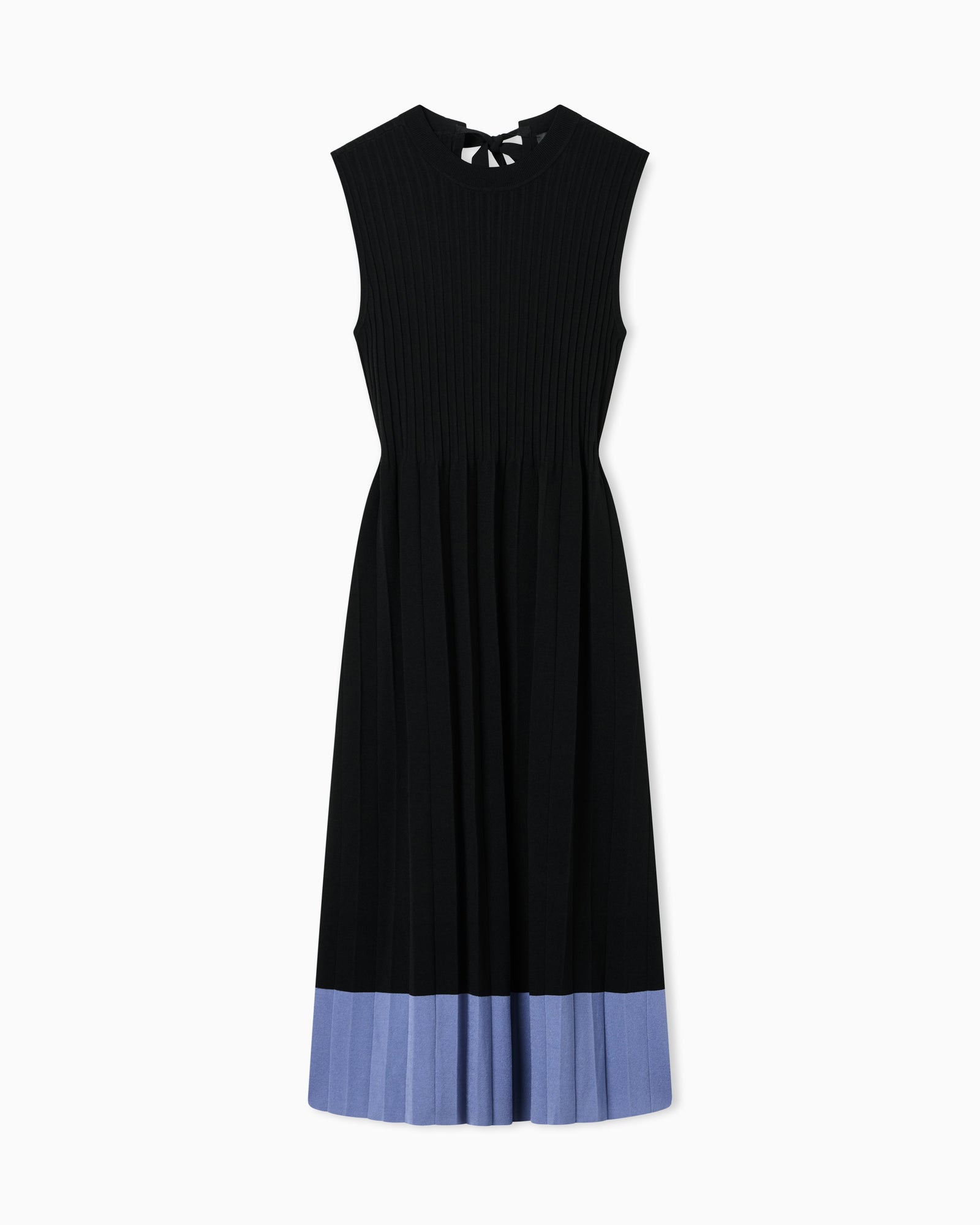 Emporio Armani pleat-knit dress