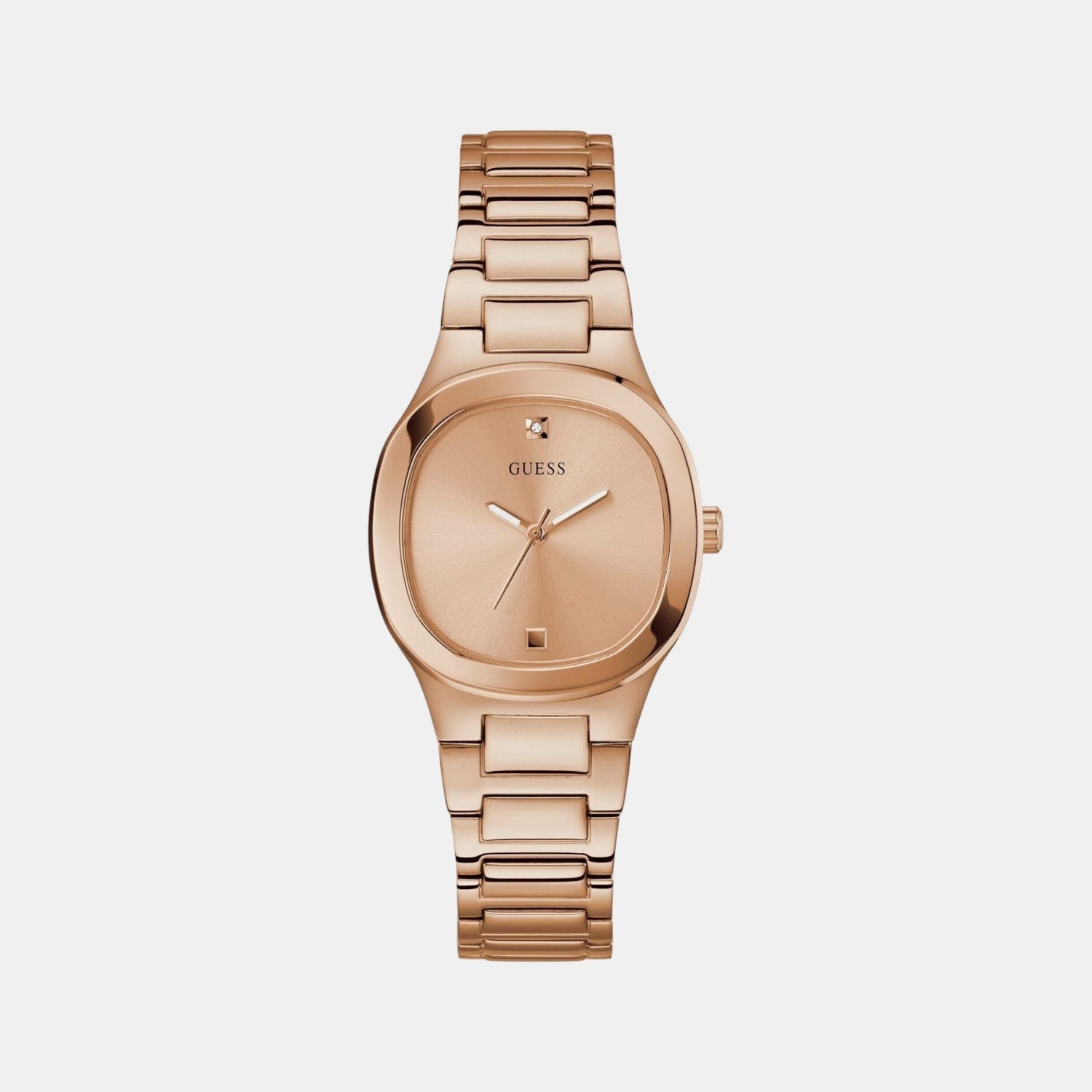 Guess Gd Eve Women Quartz Rose Gold Dial Analog Stainless Steel Gw0615L3
