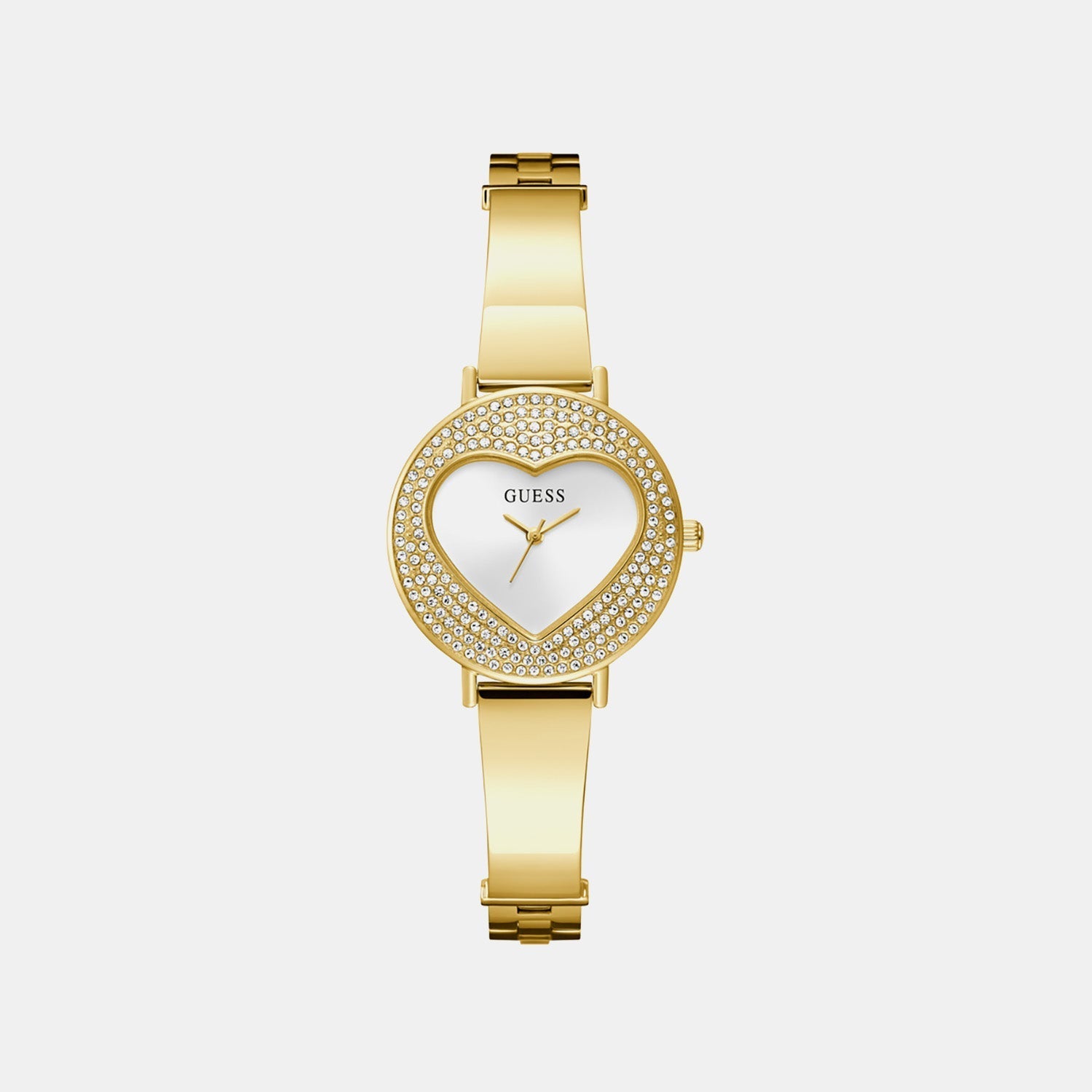 Guess Gb Hartly Women Quartz White Dial Analog Stainless Steel Gw0991L2
