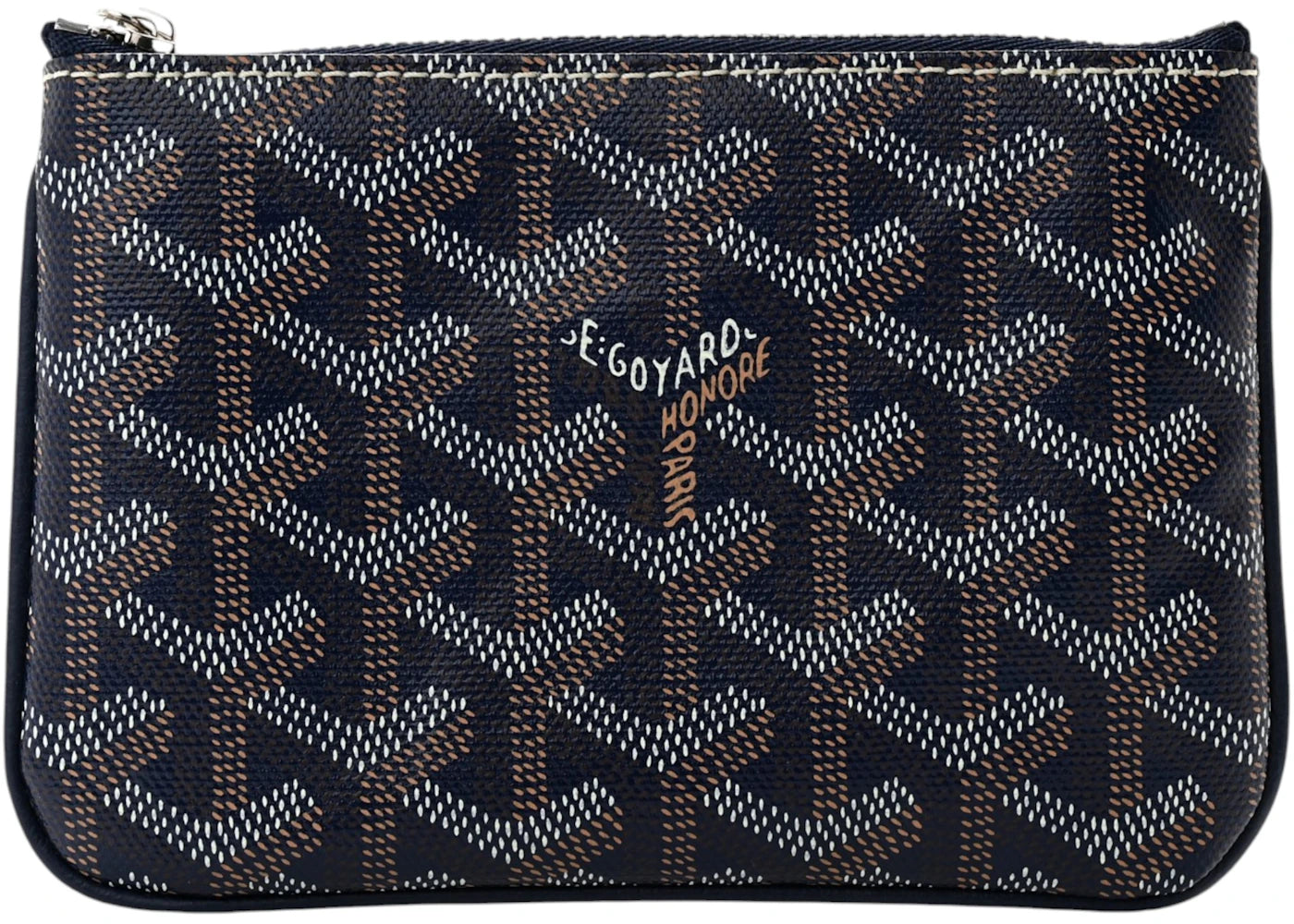 Goyard Senat Pouch Goyardine Mini Navy