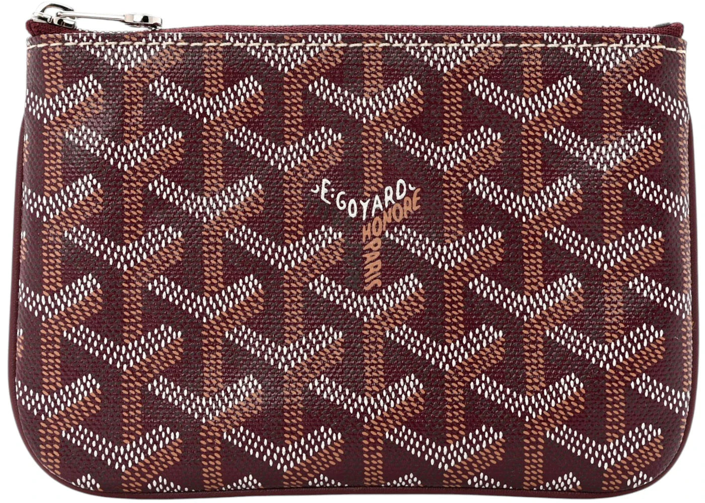 Goyard Senat Pouch Goyardine Mini Burgundy