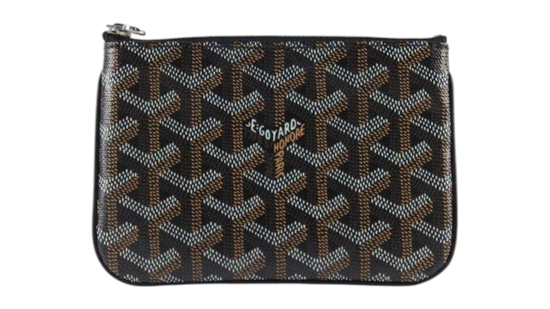 Goyard Senat Pouch Goyardine Mini Black