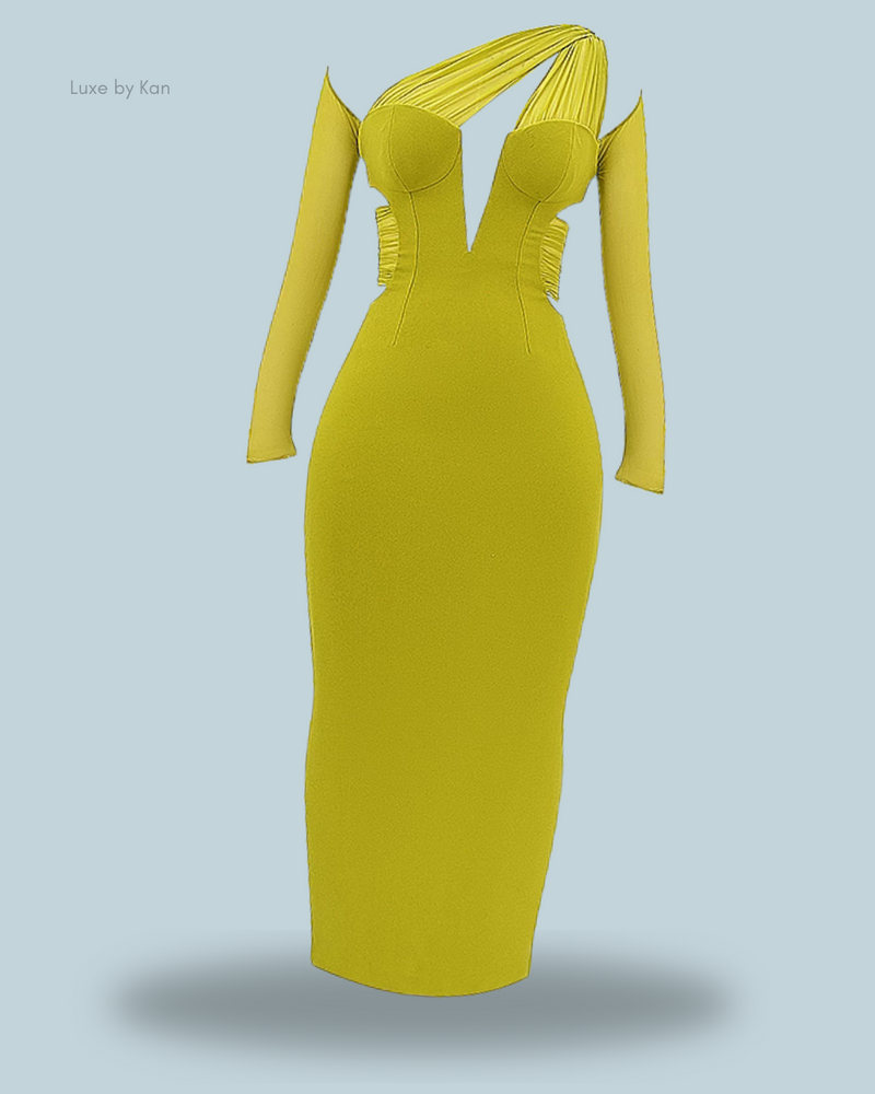 HOUSE OF CB Zahra Plunge Maxi Dress